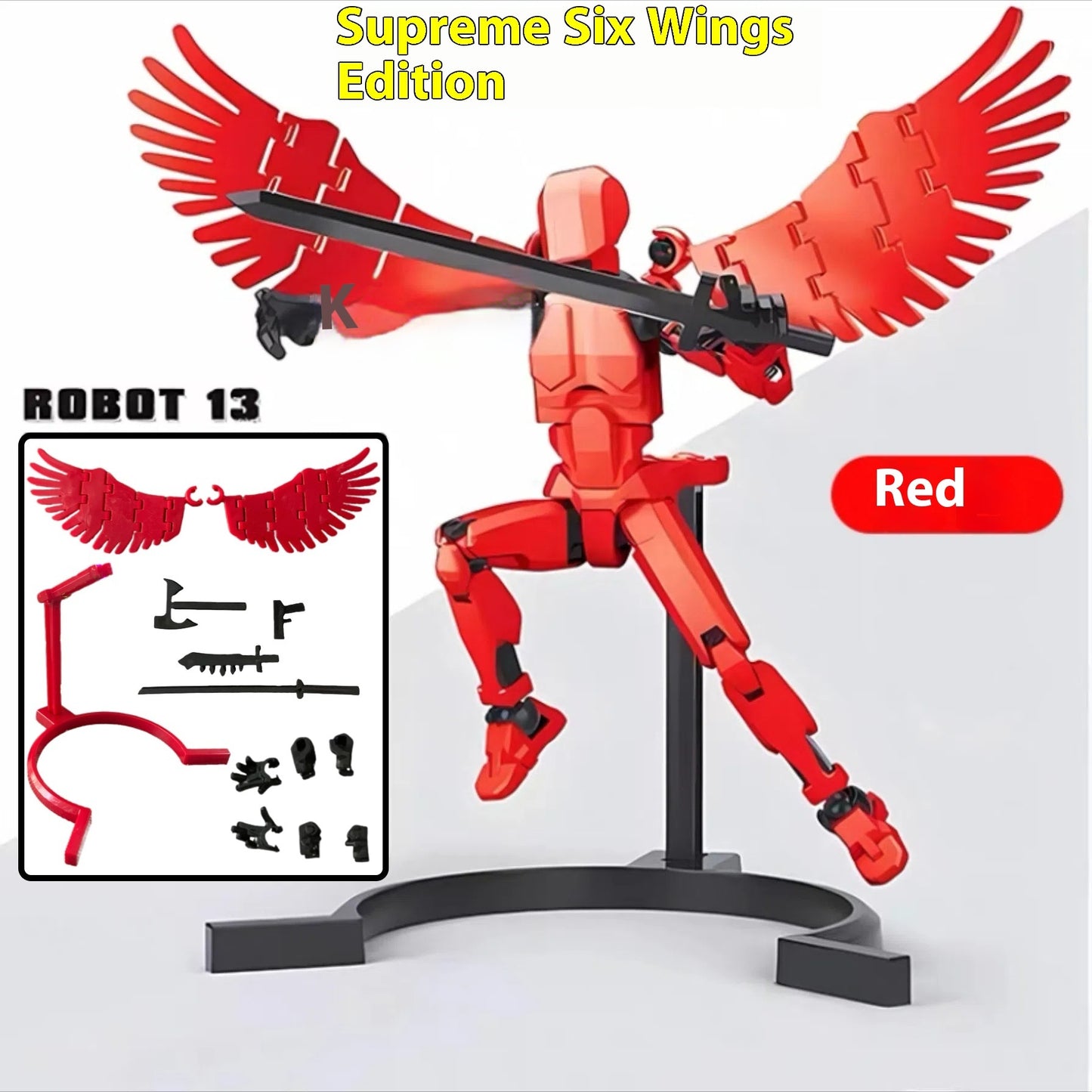 Updated And Hot-sale Multi-Jointed Movable Shapeshift Robot 3D Printed Mannequin Dummy Action Model Doll Toy Kid Gift a1e9bbc