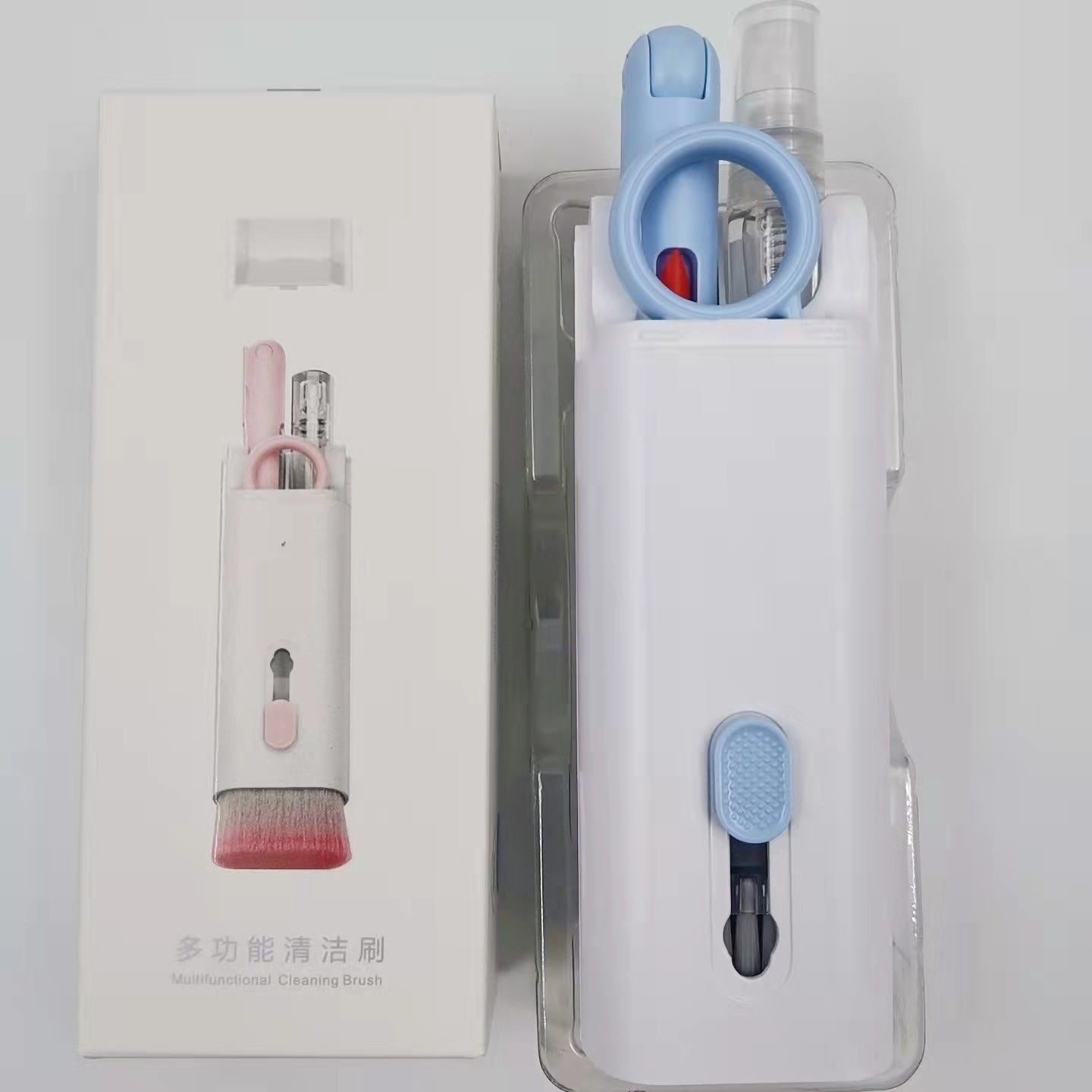Multifunctional Bluetooth-compatible Headset Cleaning Pen Set Keyboard Cleaner Cleaning Tools Cleaner Keycap Puller Kit a2335