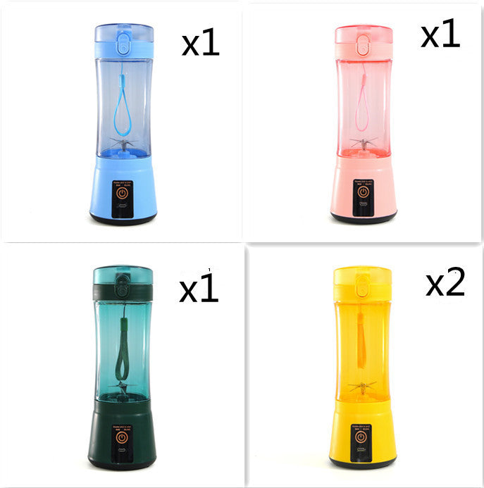 Portable Electric Fruit Juicer Wireless USB Rechargeable Mini Mixer Multifunction Summer Smoothie Blender Machine Kitchen Sup
