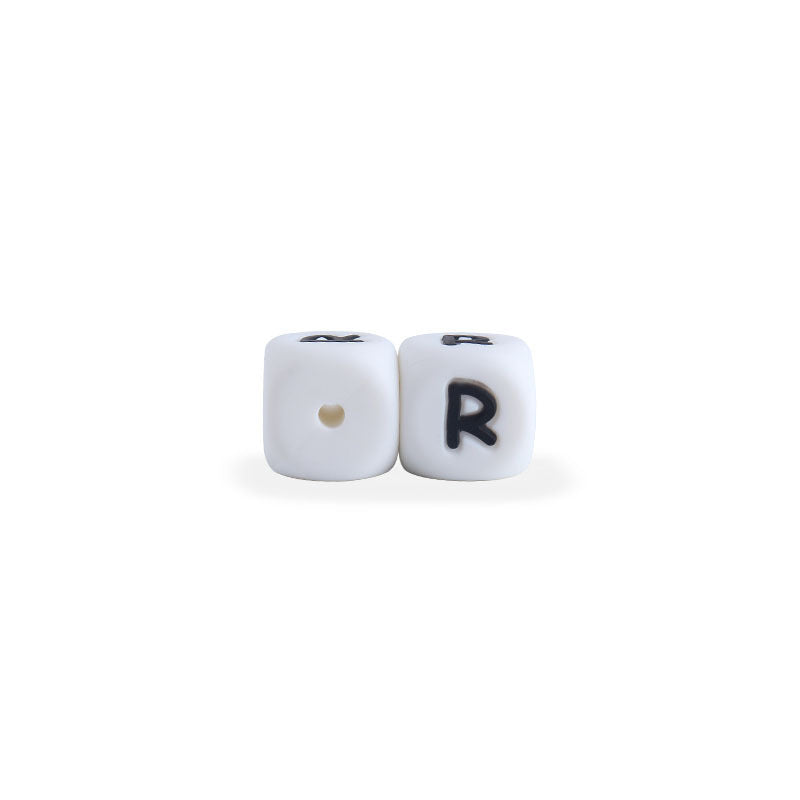 12mm Baby Products 26 Silicone English Alphabet Beads Teeth Accessories - HD Wireless Product #23