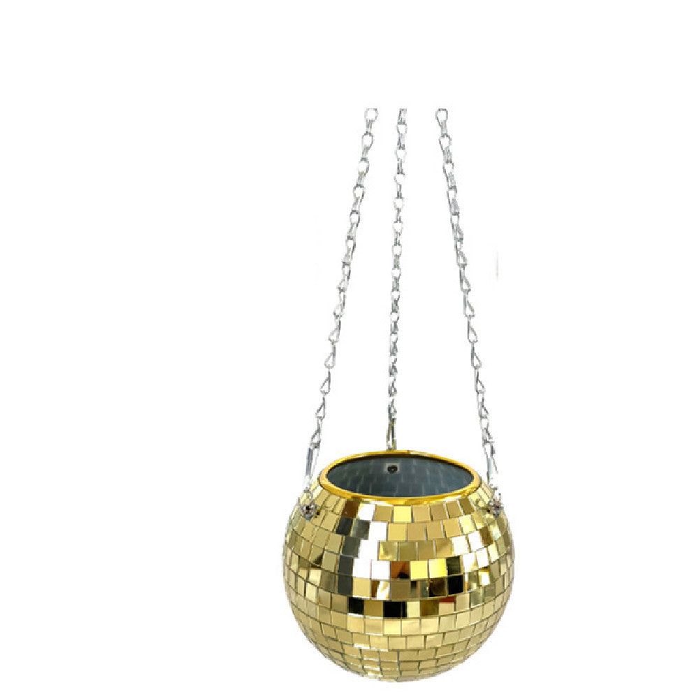 Cross-border Disco Ball Planter Hanging Mirror Spherical Plastic Flowerpot a2c37df5 8b91 40d1 a49b 6729629cc1fd