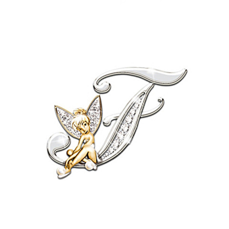 Women's Fashion 26 English Letter Brooch a2caaeed b380 4f2f 8a6e cfa42caf9ec7