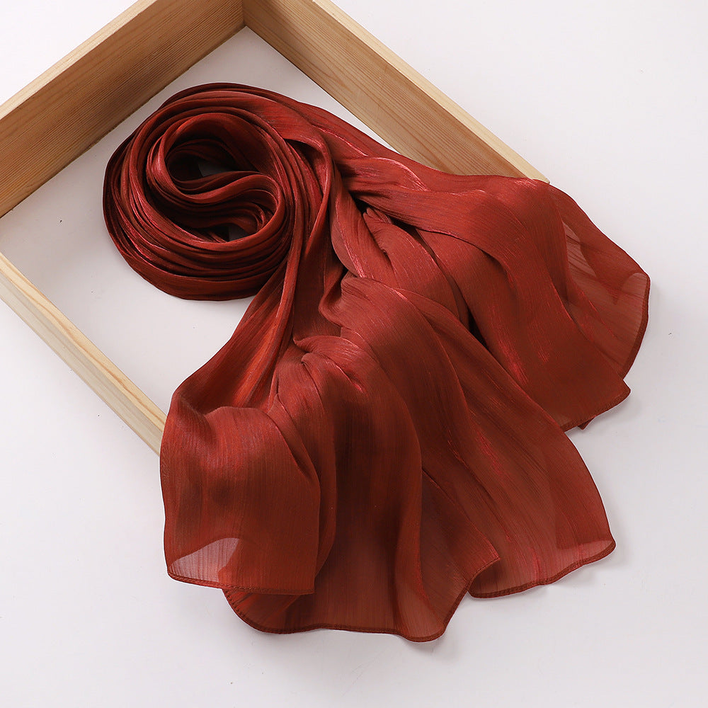 Breathable Cool Island Satin Smooth Silk Toe Scarf a2e3b8f7 81fc 4c1a 98f7 7f1eefa4e2d9