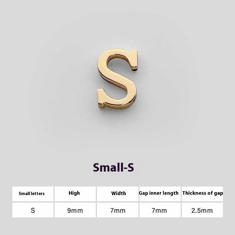 U Perforated 26 English Letters Hardware Accessories a307c54f 199e 4c57 9599 56bfec1a56cb trans