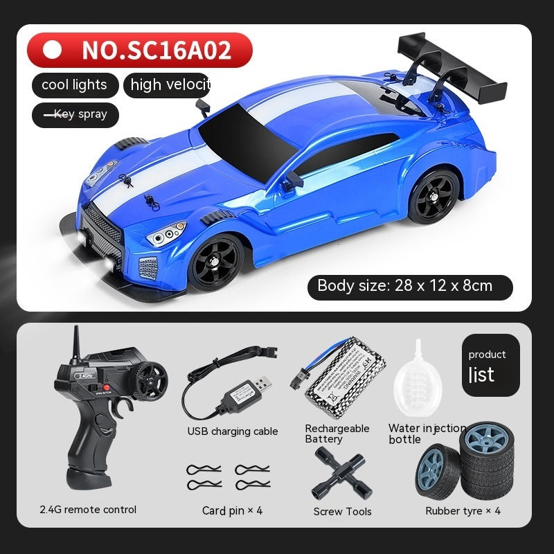 Remote Control Car Four-wheel Drive Drift Racing Car With Light Spray Boy Toy Remote Control Toy Car a3d95834 c8b7 4a9a be69