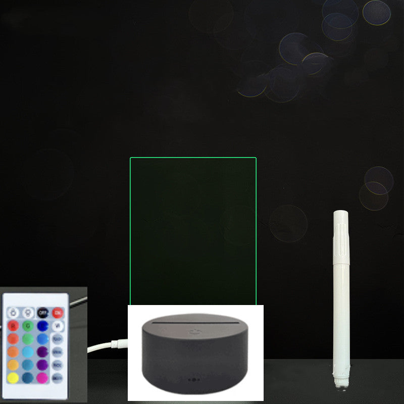 3D Acrylic Board Handwriting Message Board LED Light - HD Wireless Product #82