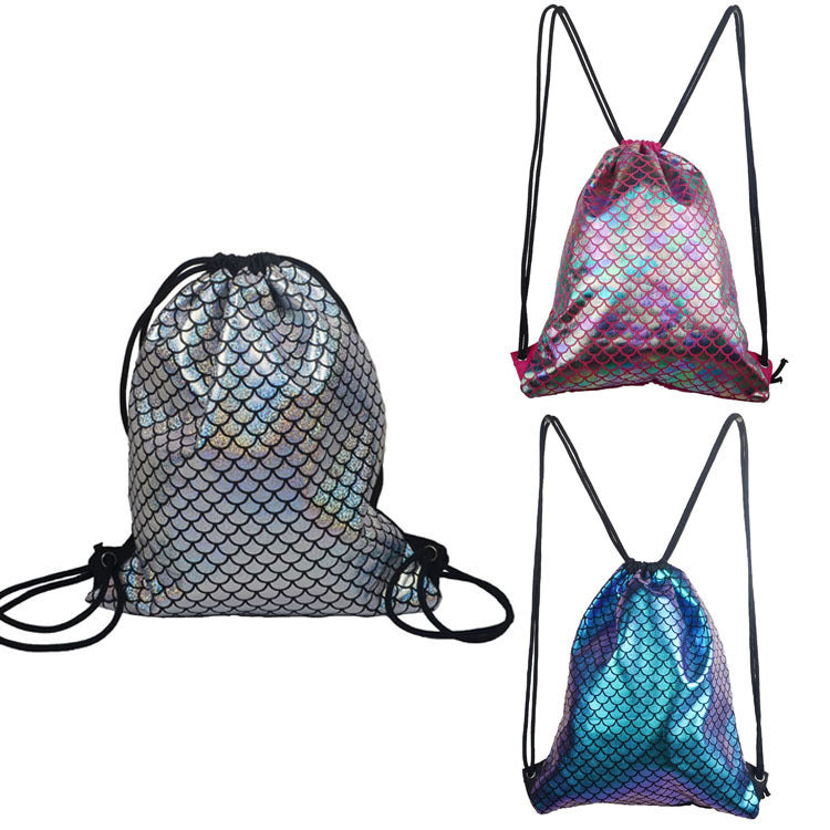 Sequins Drawstring Backpack Outdoor Medium Soft a4c6a0cd fbd0 4dd1 8a3b 0ffa4b707519