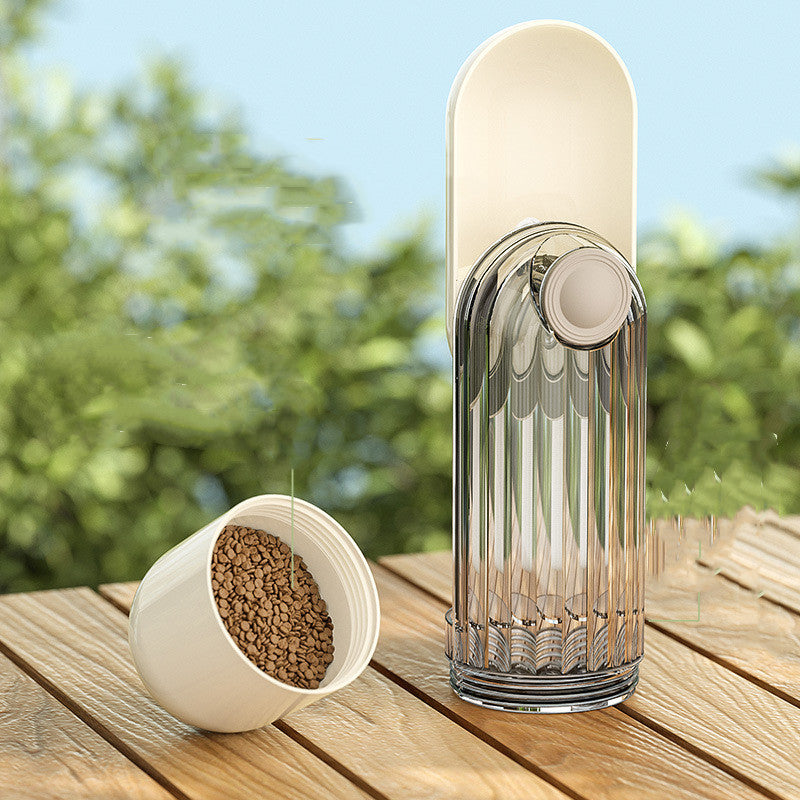 2 In 1 Pet Water Cup Segment Design Green Dog Walking Portable Drinking Cup Dog Feeding Supplies Pet Supplies Dog Walking Water Feeder Pets Products - HD Wireless Product #5