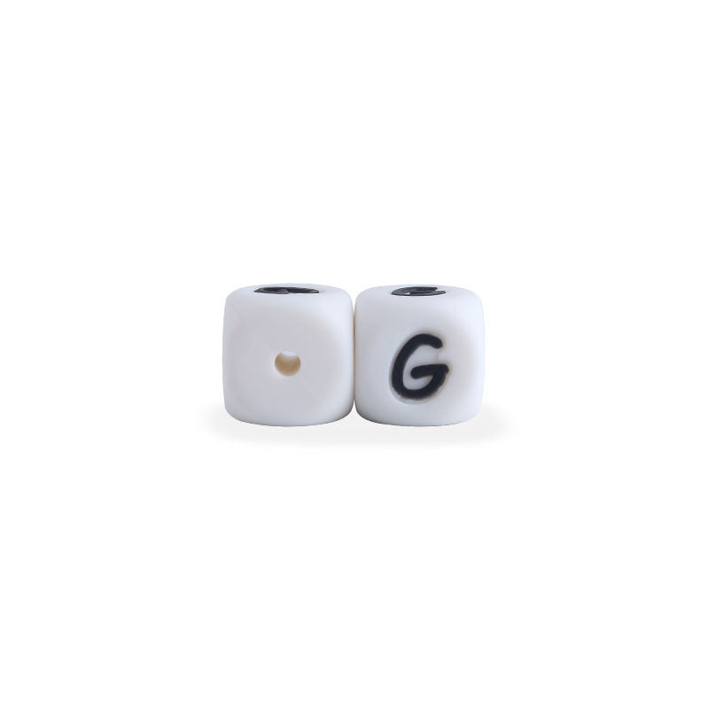 12mm Baby Products 26 Silicone English Alphabet Beads Teeth Accessories - HD Wireless Product #12