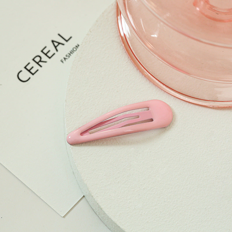 Drop-shaped Clip Paint Epoxy Female BB Clip Headdress Hairpin a686412f 46f8 49a7 92c6 2a96ac605d63