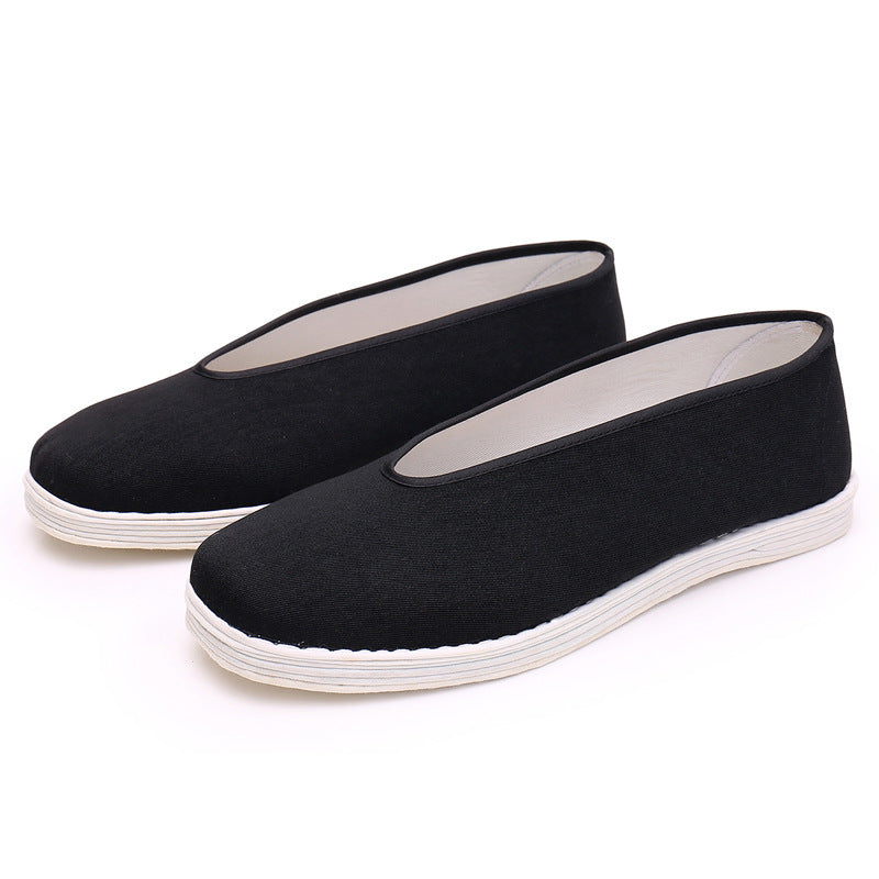 Old Beijing Cloth Shoes Men's Multi-layer Cloth Bottom Round Mouth Kung Fu a6a840ec d483 459c 9d77 6ceb1dacc75a