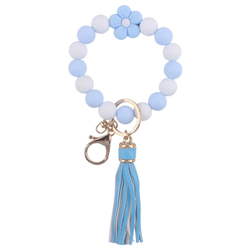 Cartoon Silicone Flower Bracelet Keychain a6e26348 9528 4c4a a0a2 be8a130108a5
