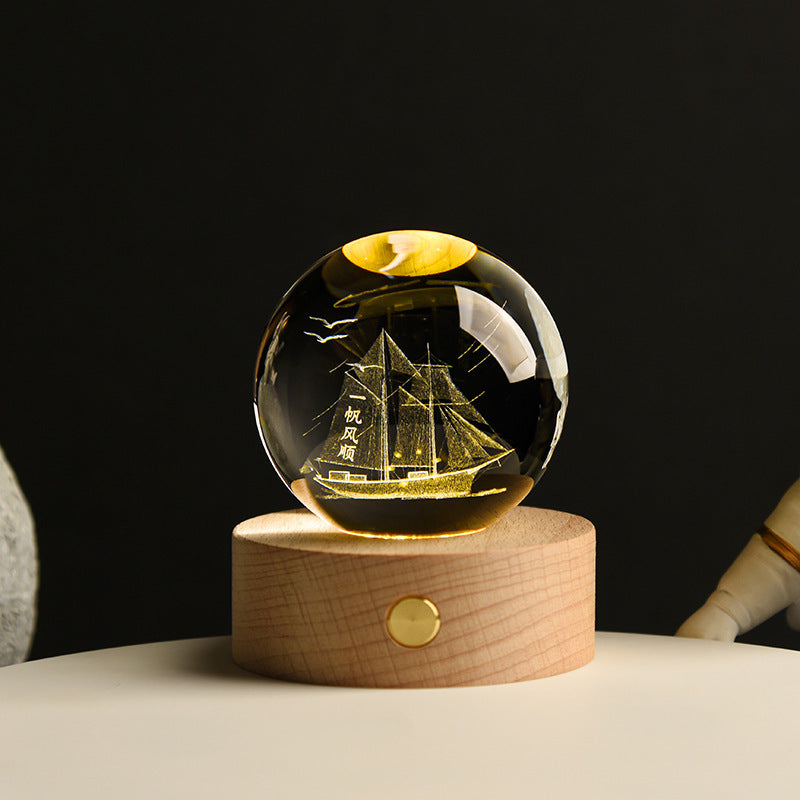 Luminous Galaxy Crystal Ball Decoration 3D Laser Inner Carving a6f1dd07 d422 4f37 9cef 95bc72f358ff
