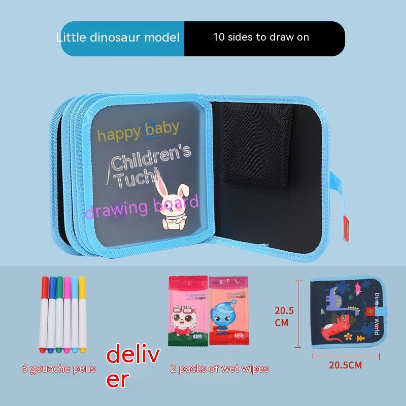 10-sided Children's Early Education Picture Book Double-sided Graffiti Drawing Board - HD Wireless Product #14