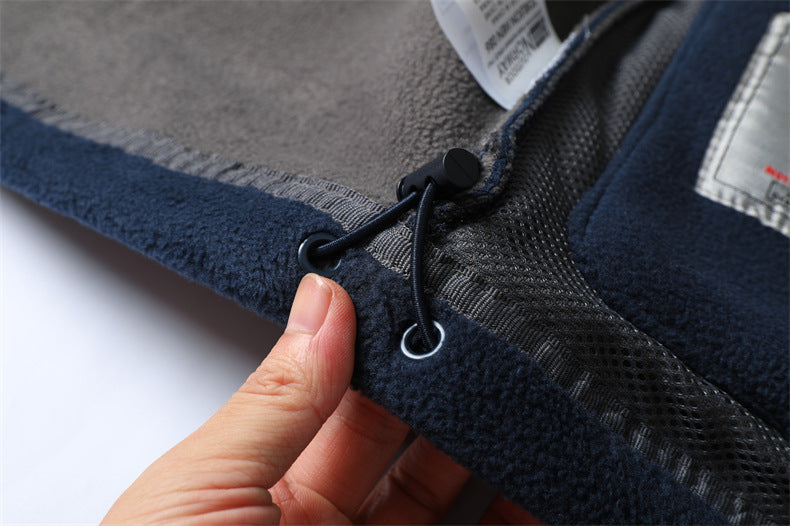 Winter Plus Size Men's Brushed Hoody