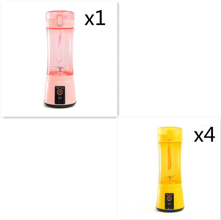Portable Electric Fruit Juicer Wireless USB Rechargeable Mini Mixer Multifunction Summer Smoothie Blender Machine Kitchen Sup