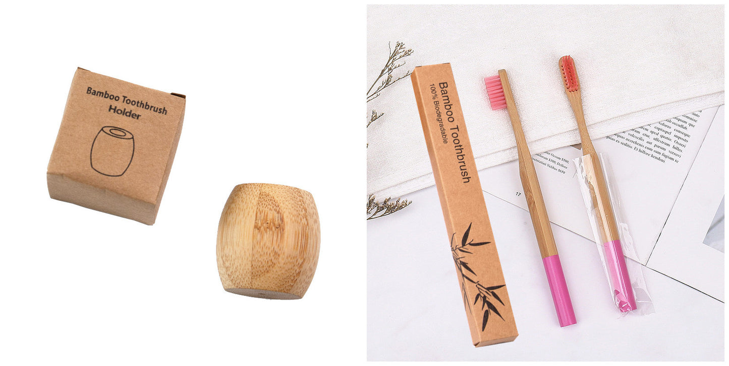 Natural bamboo handle round bamboo toothbrush a8214772 3546 4739 bd2c 045d6b700185