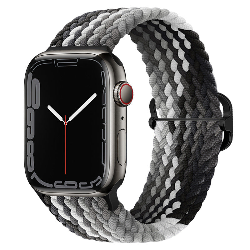 Double Loop Nylon Loop Woven Rainbow Watch Strap a83f275e 8575 4e8a 8f15 20f01f7e1c51
