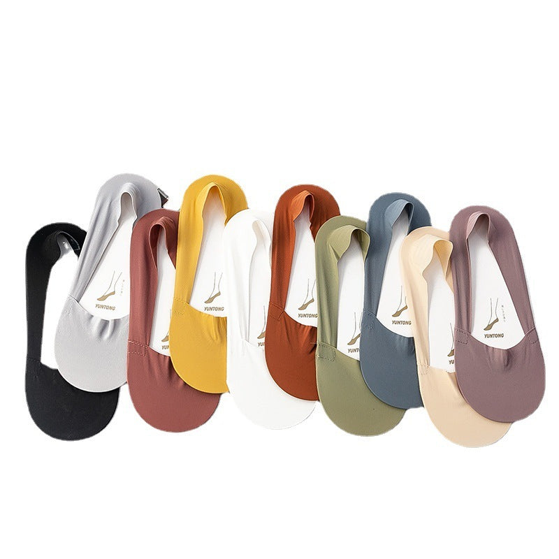 Ice Silk Socks Women's Boat Socks Summer Thin Cotton Bottom a8699cab cafa 4595 ba24 d460b77ba90f