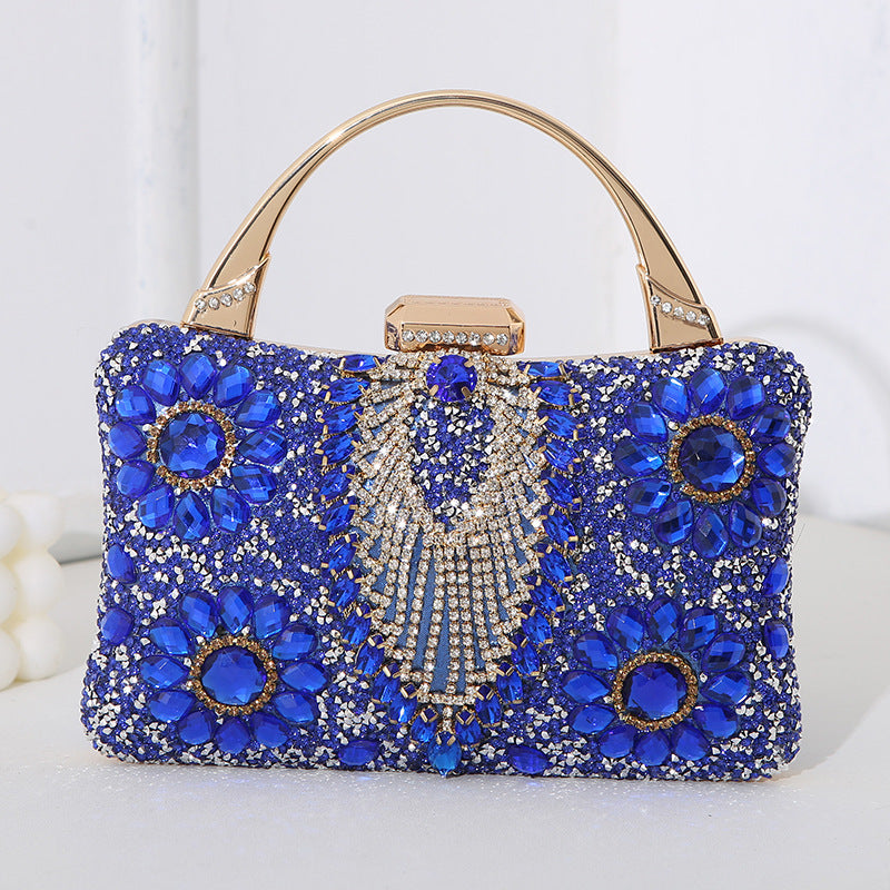 New Metal Handheld Handmade Diamond Inlaid Dinner Bag a877a007 0612 46a1 84d2 365f6e3a577e