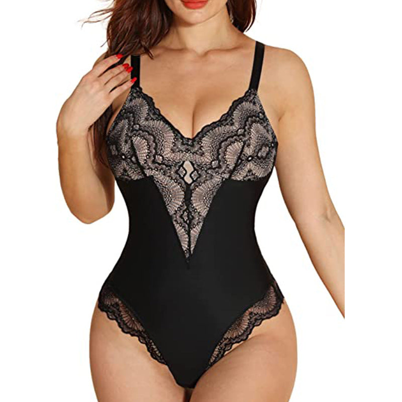 V-neck Lace Sling Jumpsuit Women a883743b dd4f 4c7d 9282 c5c7f78feaab