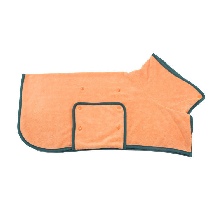 Absorbent Pet Bathrobe With Waist-wrapped Microfiber a8841bc6 c795 4b13 8800 427682ac7a12