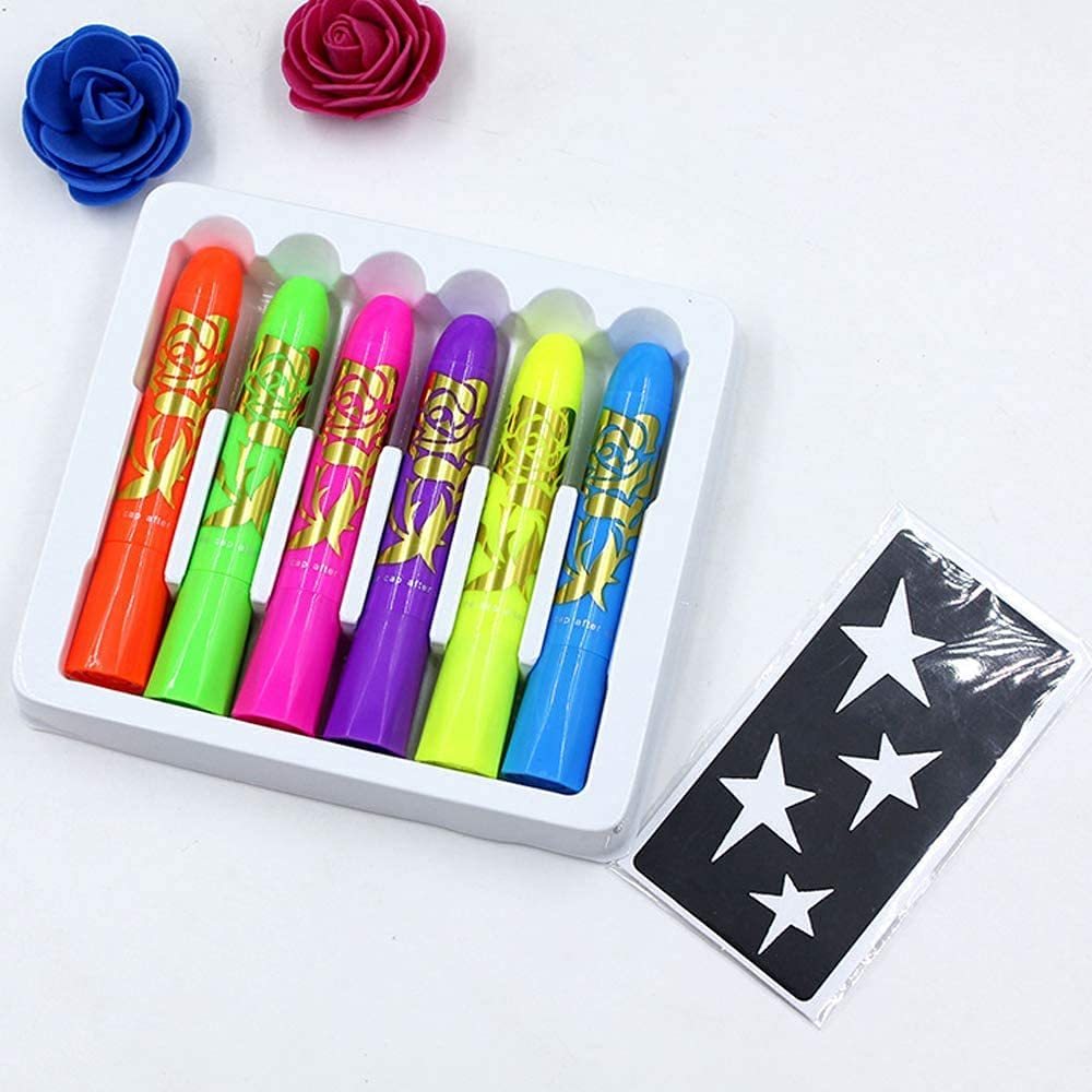 Luminous Face Color Set Party Halloween Event Makeup Props a8b0778a 7d42 4e34 a5a3 20cdbba818aa a77f6580 262d 4e35 8a83 f0f20
