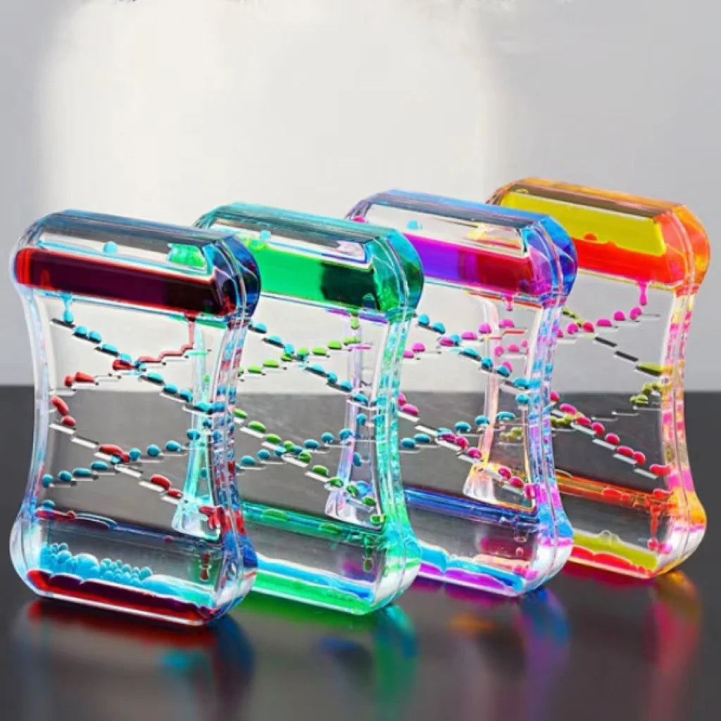 Creative Cruise Fluid Liquid Hourglass Quicksand Timer 2024 Ins Living Room Office Ornaments Desk Table Decorations Home Deco