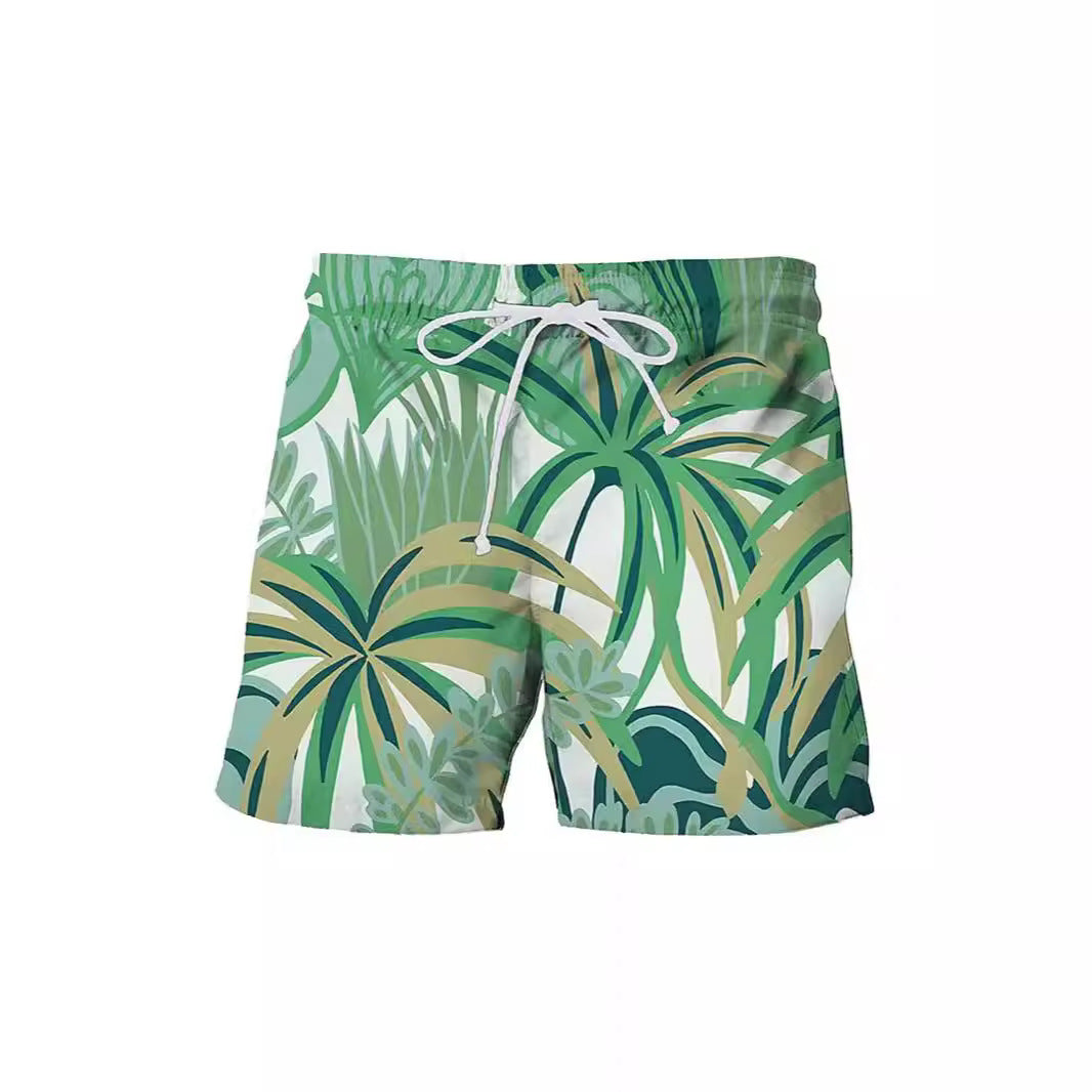 Summer Japanese Banana Leaf Beach 3D Digital Printing Beach Pants Men's Casual Shorts a8d63af9 aeb9 431a 9fb7 4fd52afdb8a3