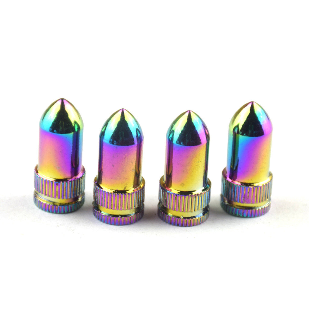 Car Motorcycle Magic Color Aluminum Alloy Valve Cap Air a9336016 b27b 4150 963b 3e8198dda007