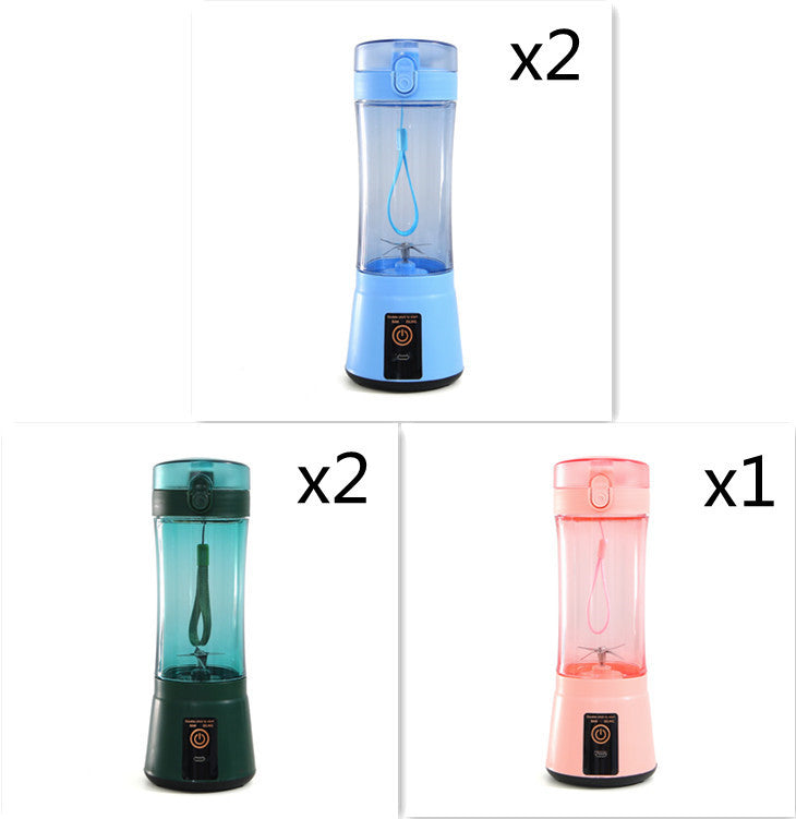 Portable Electric Fruit Juicer Wireless USB Rechargeable Mini Mixer Multifunction Summer Smoothie Blender Machine Kitchen Sup
