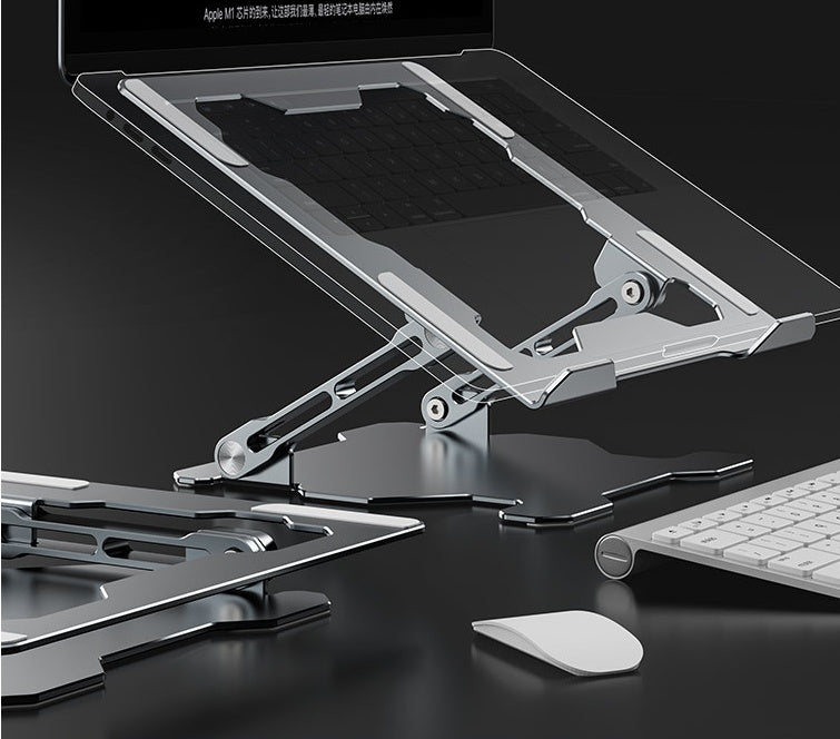 Adjustable Laptop Stand Portable Computer Stand Aluminum Alloy Laptop Riser Compatible Laptop Stand Holder - 图片 2