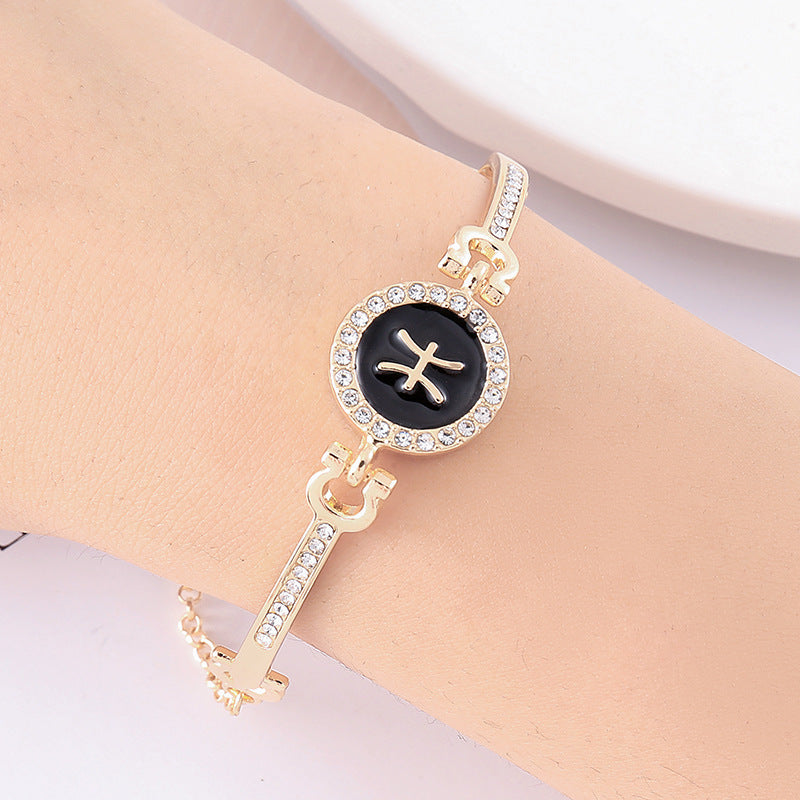 New Korean Style Fashionable Simple 12 Constellation Bracelet aae31852 4436 40d1 91b8 610743b13b20