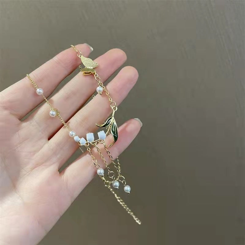 Wind Chime Flower Super Immortal Necklace Girl ab150fcb 6675 4ed8 b691 25cd2d33d2a1