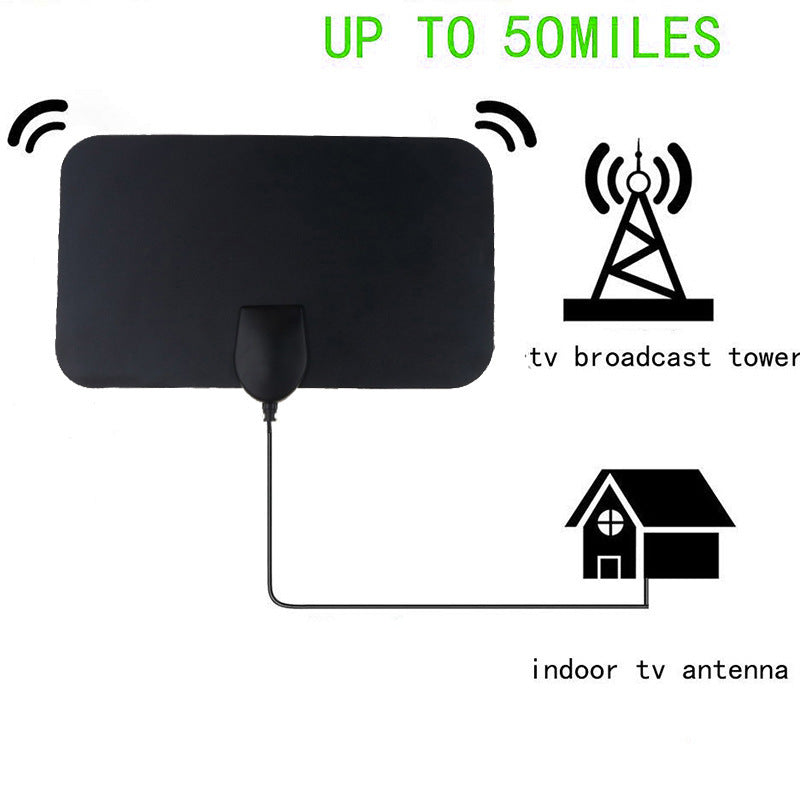 European And American Digital TV Indoor Antenna Ground Wave Mini HDTV Antenna ab516ded 5986 4530 917b e0d057a02810