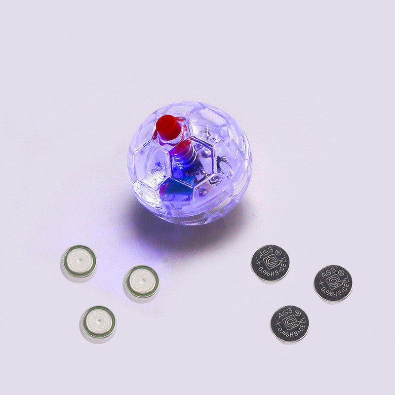Cat Dog Toy Ball New Fashion Glowing Transparent Plastic Ball Pet Interactive Toy Funny Training Cat GlowBalls Toys Pet Produ