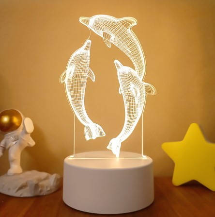 3D Lights Colorful Touch Remote Control LED Visual Lights - HD Wireless Product #23
