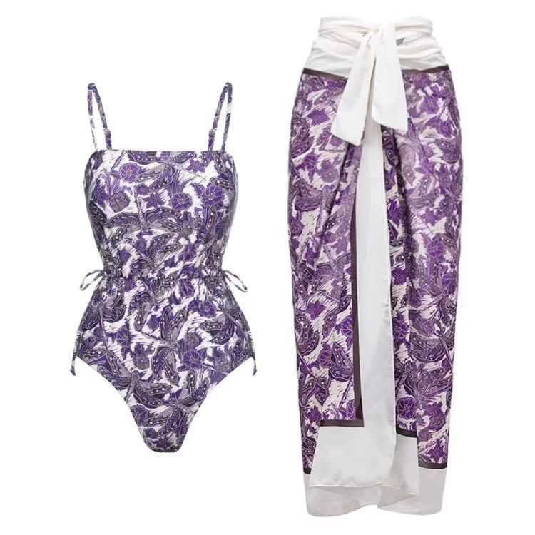 Siamese Conservative Covering Belly Thin Swimsuit French Retro One-piece Bikini ac953f08 9a50 4caa 9f2a 7df49f5ddc0f