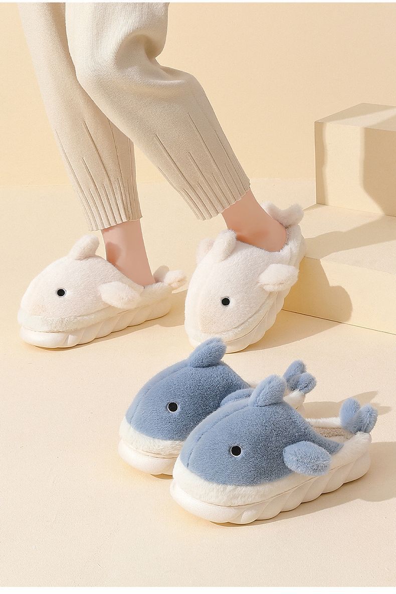 Household Warmth And Anti Slip Thick Soled Couple Slippers aca65fbe e20c 42a6 b3fc f4a7c450182c