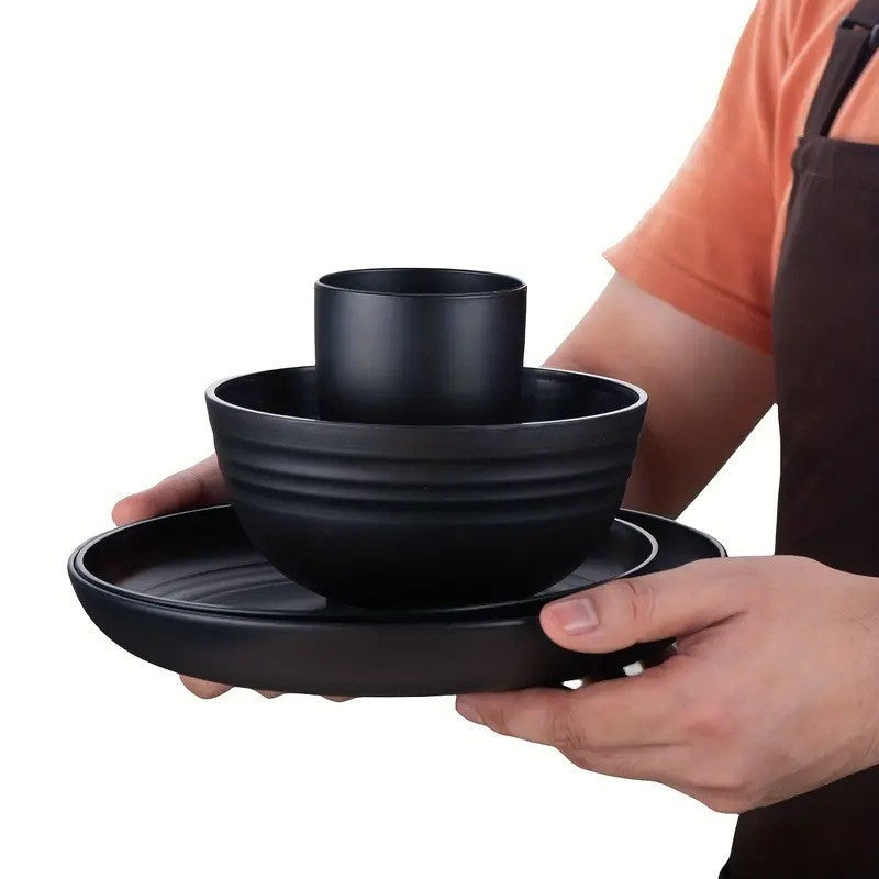 Bowl Dish Plate 16-piece Household Set
