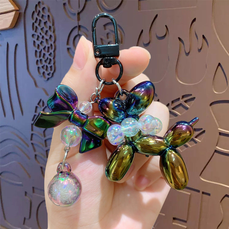 Cartoon Mobile Phone Charm Beaded Bubble Puppy Key Chain adb2a7c8 299b 48b3 90eb 7217ff386e86