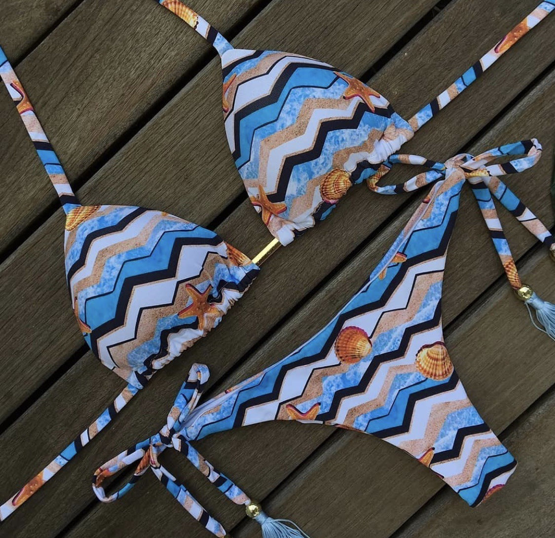 Women's Beach Split Printed Swimsuit adc712a2 bb61 4ba3 8f93 852b98cdcc0f b92659c2 c634 4aee a594 2a65eeb1901a