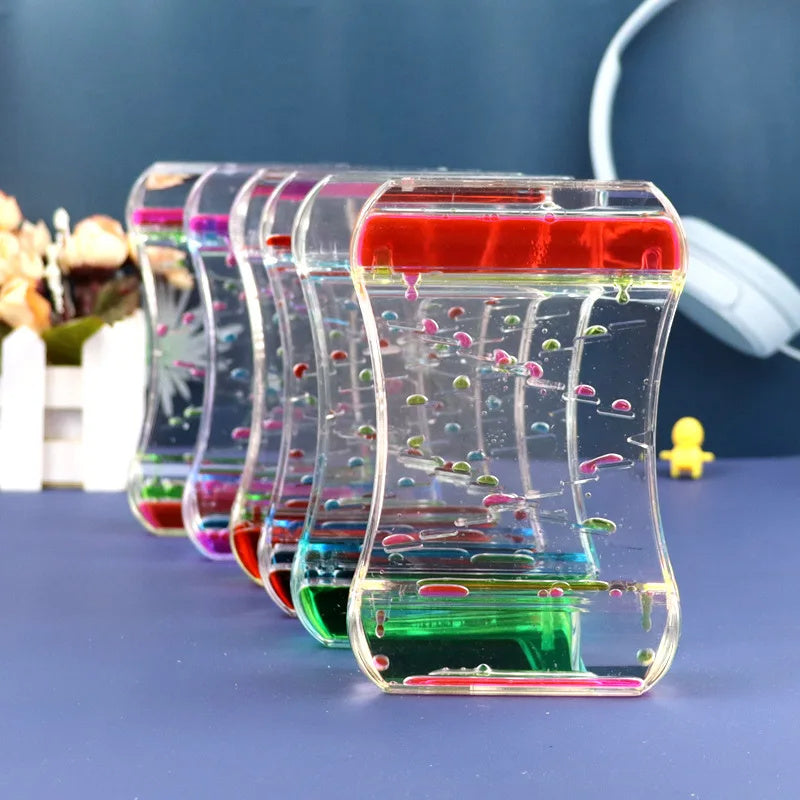 Creative Cruise Fluid Liquid Hourglass Quicksand Timer 2024 Ins Living Room Office Ornaments Desk Table Decorations Home Deco