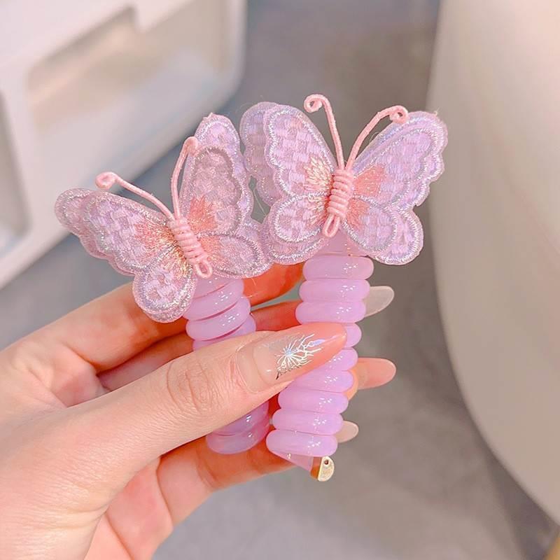 Telephone Wire Hair Ties Hair Rope Hair-binding High Elasticity Not Tight Hair ae4a3c88 6941 4278 b677 12ee32f0182d