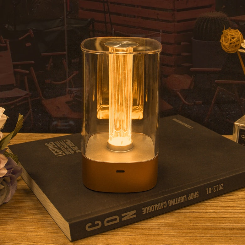 New LED Touch Atmosphere Light USB Charging Eye Protection Bedside Bedroom Lamp Bar Restaurant Garden Decoration Night Light
