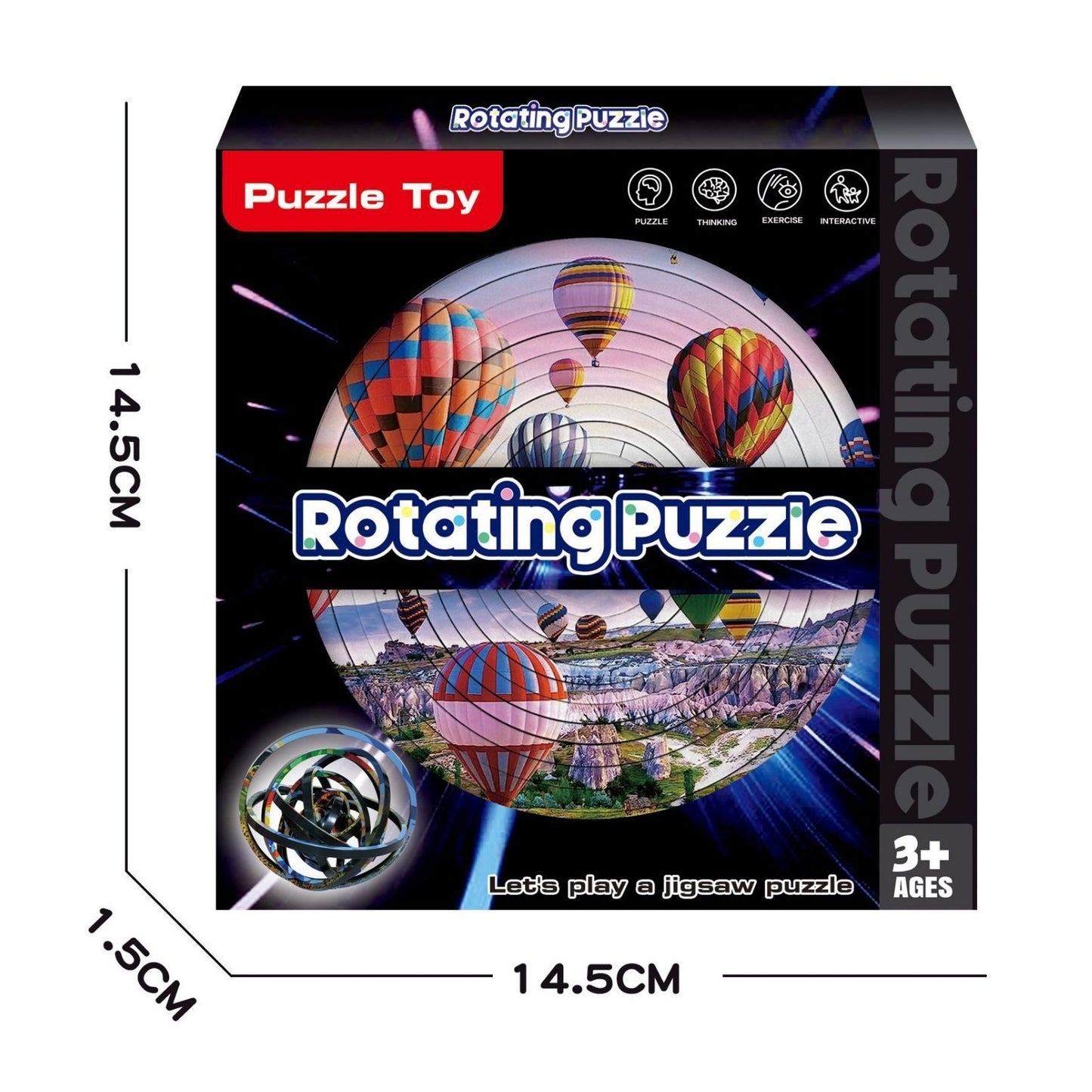 Rotating Puzzle Decompression 3D Educational Toys aedc80f7 302e 464b 9666 2ce48c320547 trans