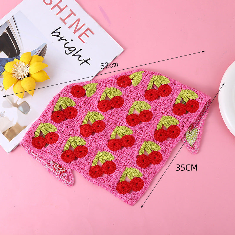 All-matching Triangular Binder Knitted Hair Band af3fab75 2be3 4da6 b6f0 2085d53a7a1a