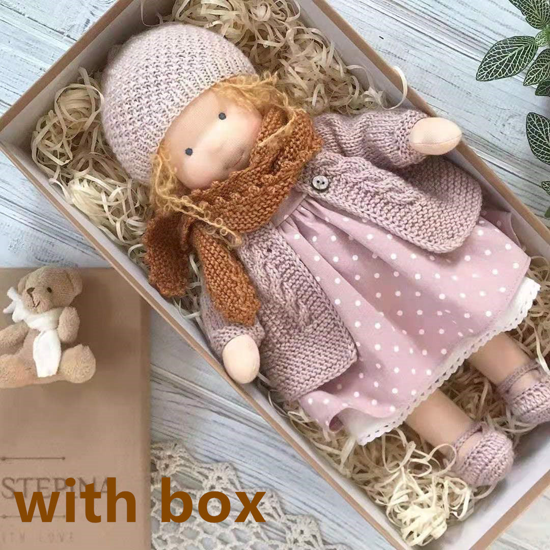 Handmade Plush Doll Golden Curly Girl Finished Product af5d4da0 f5fb 44d3 ba5f e1b0451da92e