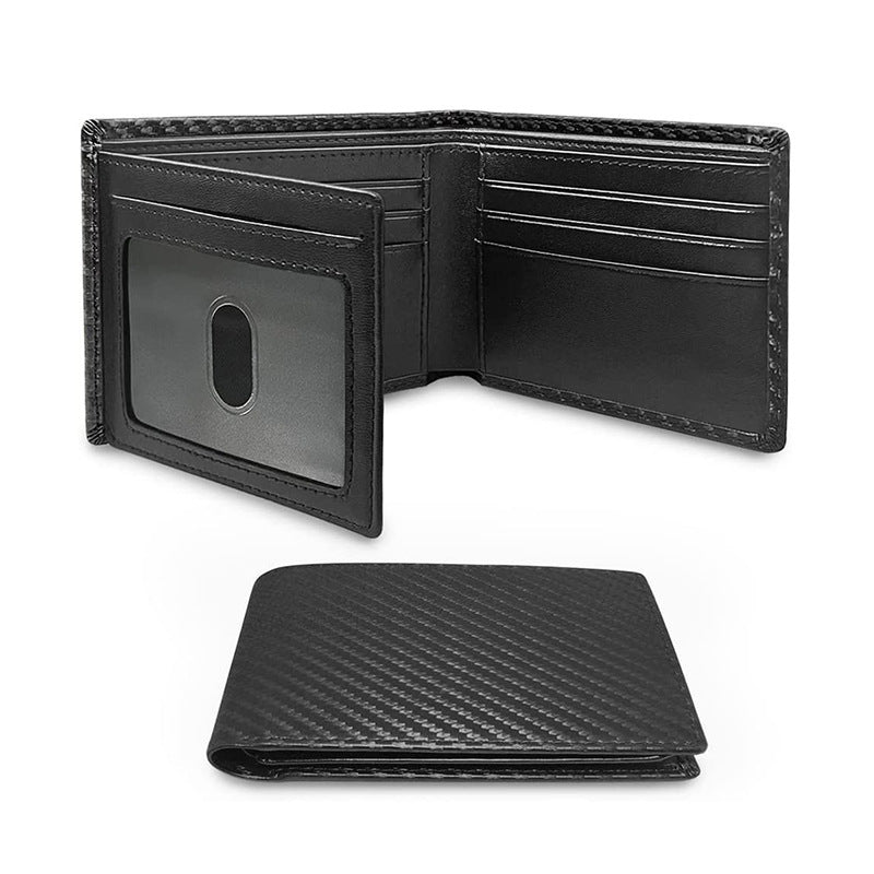 Men's Anti-magnetic Thin Wallet Special Carbon Fiber Dollar Multi Card Slot Wallet af782b40 d2c4 4b17 866b 3e114cc27dd0
