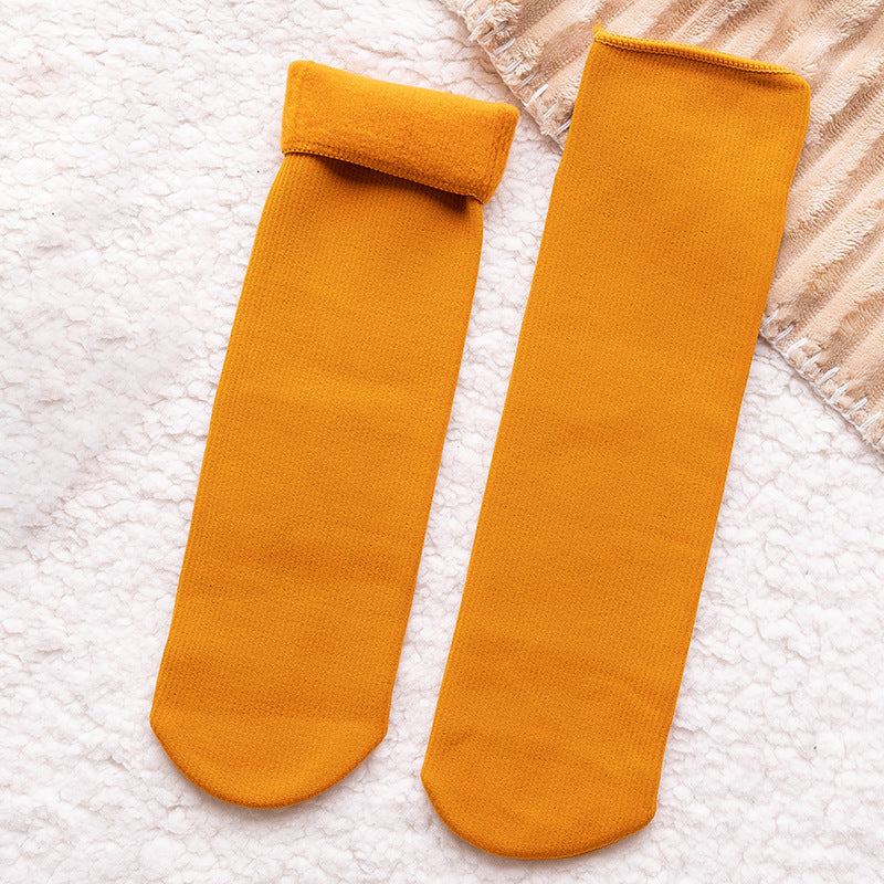 Candy Tube Socks Autumn And Winter Vertical Stripes Cashmere Snow Socks b0212603 56bf 4f3a 8602 3c6d313a9e6d